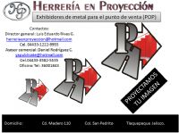 fabricacion de exhibidores de metal para el punto de venta